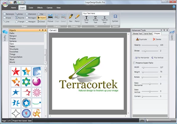 Summitsoft Logo Design Studio Pro 4.5.1.0 – A snapshot of the explanation
