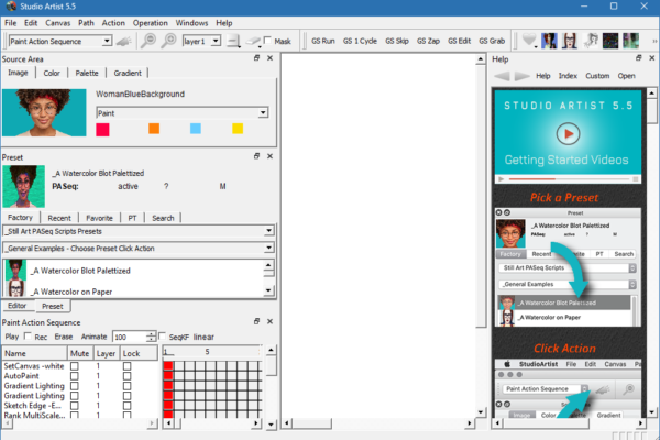 Synthetik Studio Artist 5.5.5.03 interface screenshot