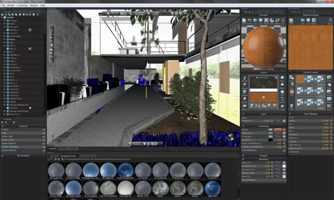 Thea For Cinema 4D 2.2.483.1875 interface screenshot