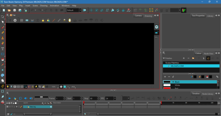 Toon Boom Harmony Premium 25.0.1 – Professional 2D Animation Software interface screenshot