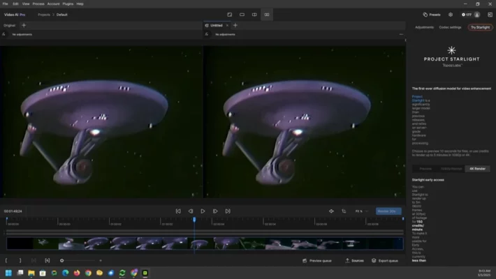 Topaz Video AI Pro 7.1.4 – A snapshot of the explanation