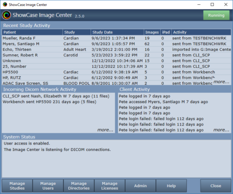 Trillium Technology ShowCase Image Center 2.6.3.2 interface screenshot