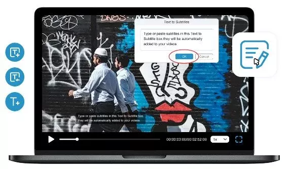 TunesKit Subtitle Editor 2.5.0.22 interface screenshot