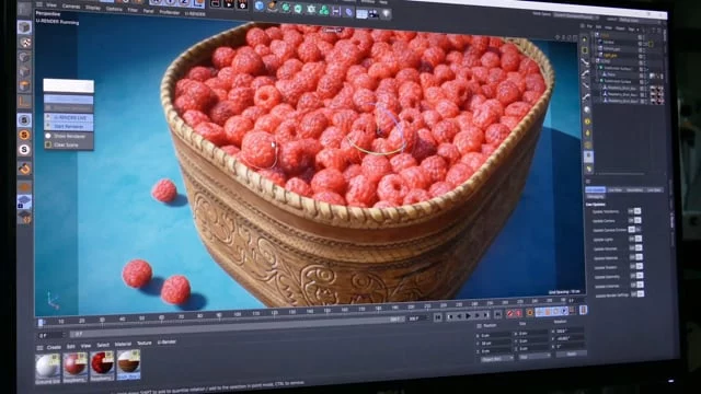 U-RENDER for Cinema 4D 2021.1.3 – Real-Time GPU Rendering Plugin interface screenshot