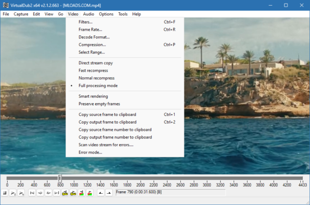 VirtualDub 1.10.4 interface screenshot