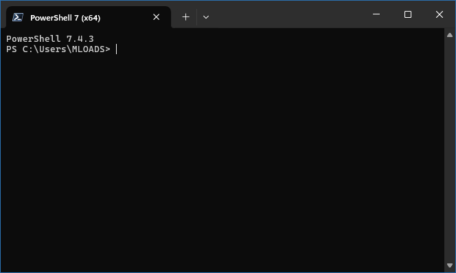 Windows PowerShell 7.5.4 interface screenshot