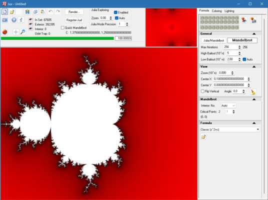 XenoDream Jux 4.610 interface screenshot